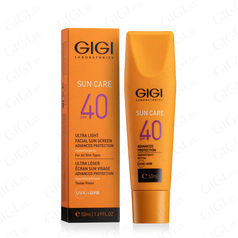 GiGi Ultra Light Facial Sun Screen Advanced Protection SPF 40 50ml 36042